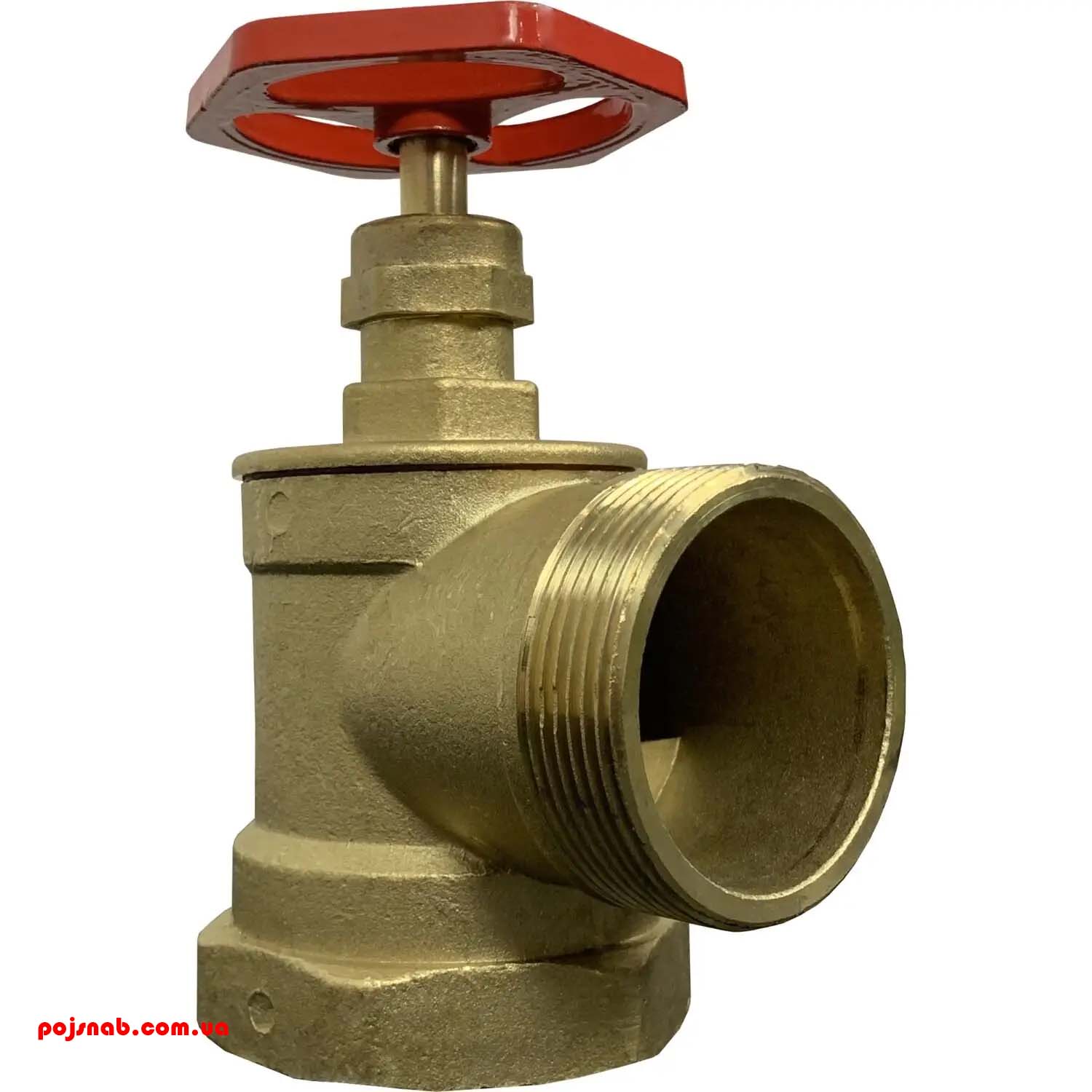 Вентиль пожежний ДУ-50 латунний кутовий